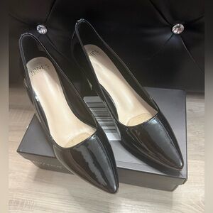 Jones New York Black Patent Leather Heels